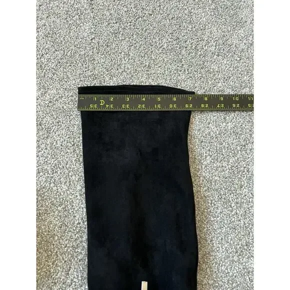 Jewel Badgley Mischka Black Stretch Over-the-Knee Block Heel Boots 8 Holiday - Picture 6 of 7